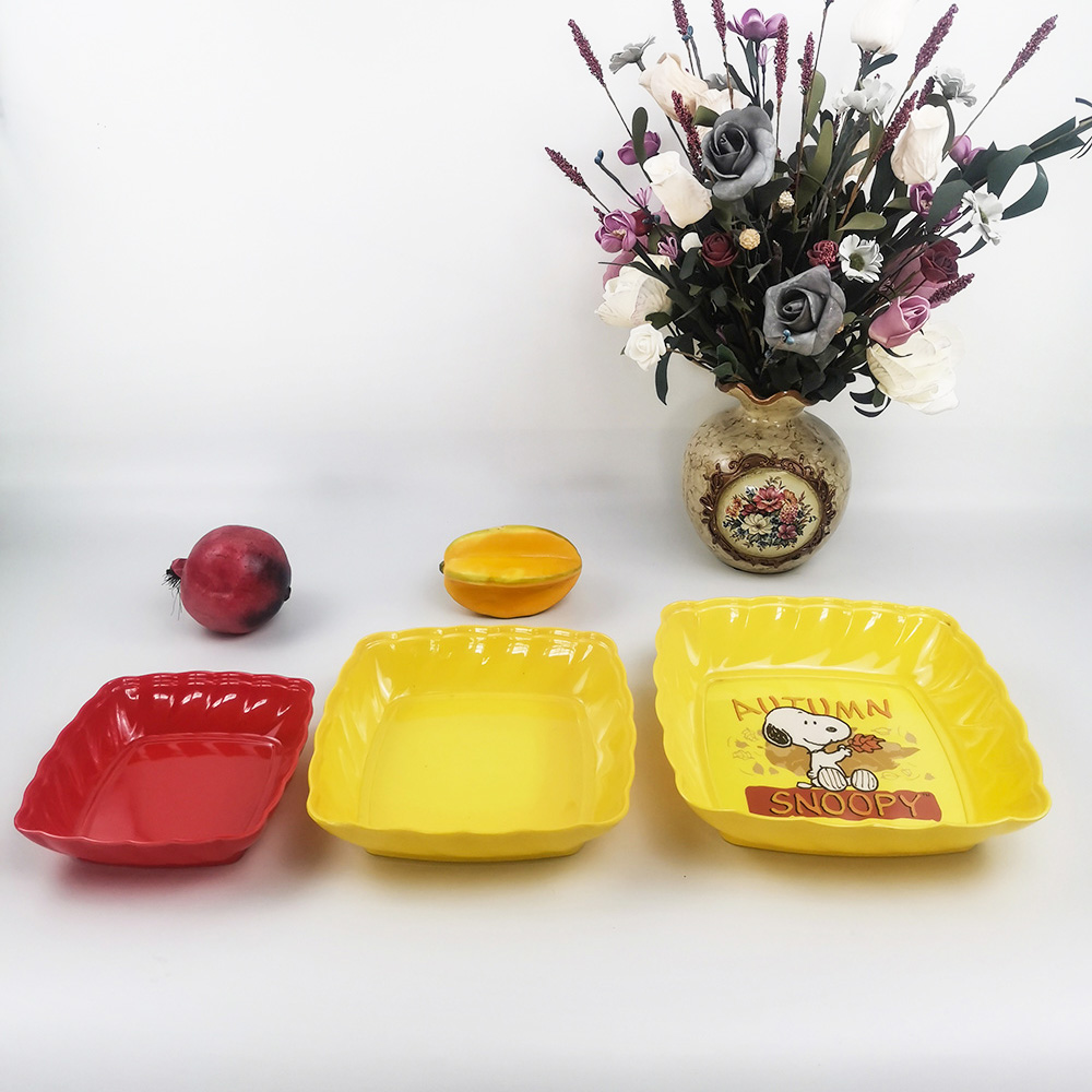 Custom Logo Food Grade Dinnerware Sets Durable Food Safe fruit Crater