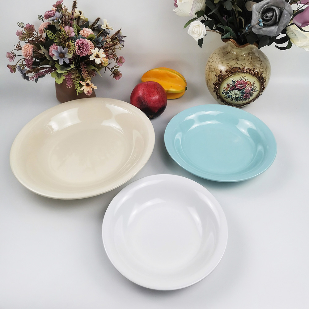 Cheap Melamine Round Soup Dish New Melamine Plate