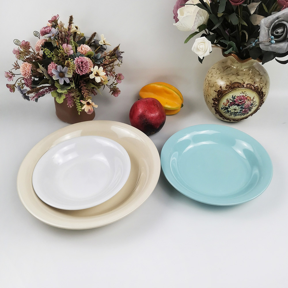 Cheap Melamine Round Soup Dish New Melamine Plate