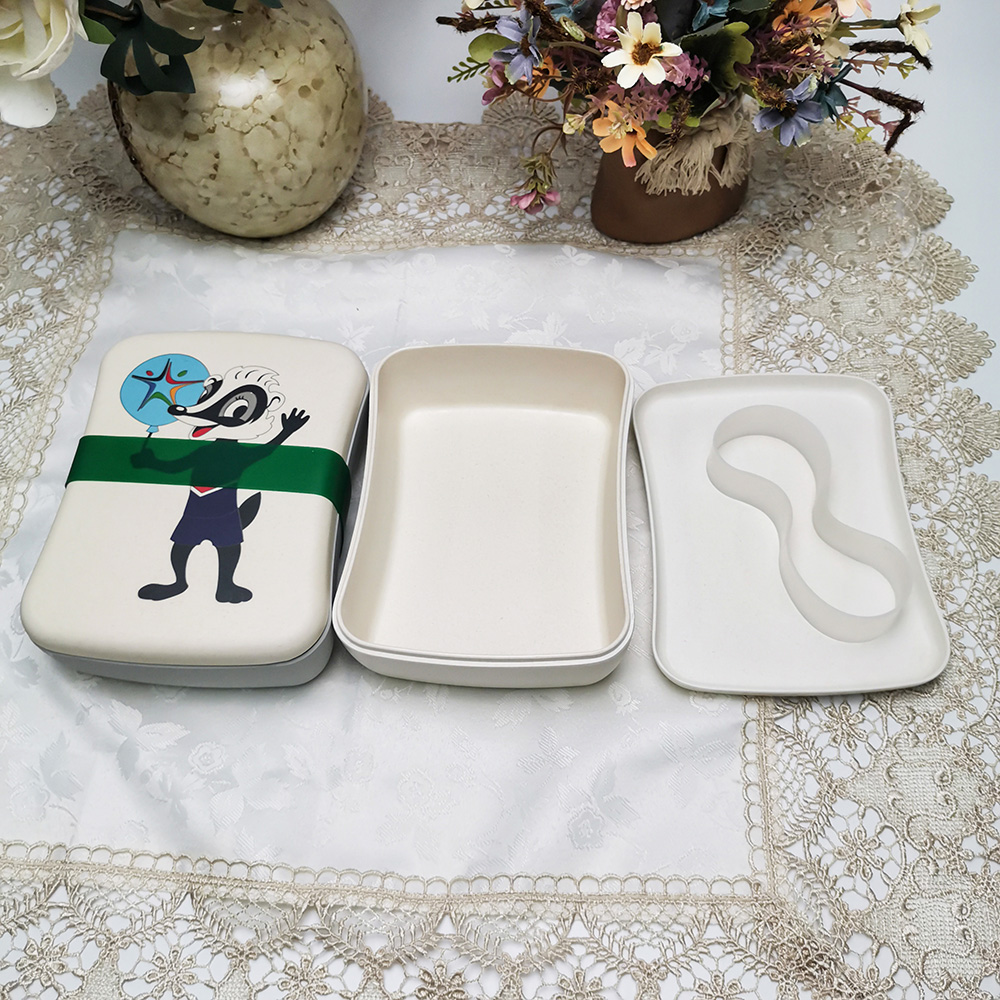 Nativus Color Eco-Friendly Biodegradable Square Bento Prandium Box