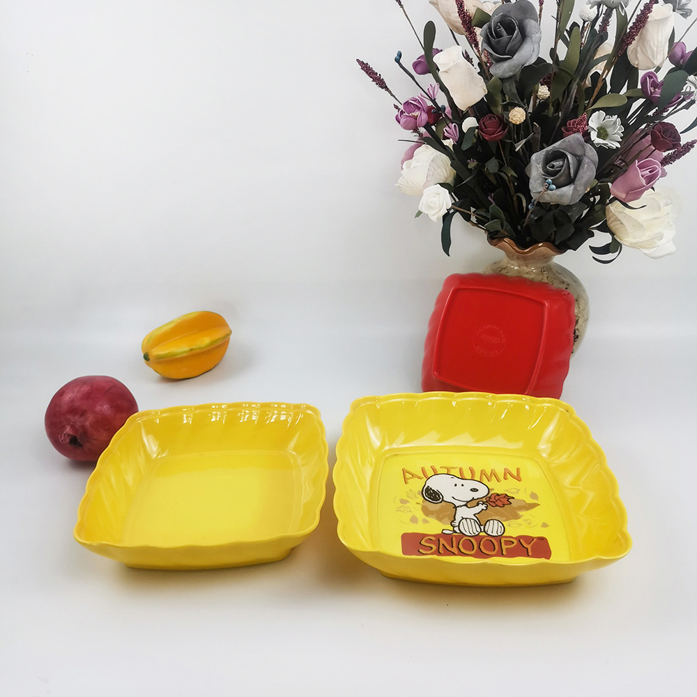 Custom Logo Food Grade Dinnerware Sets Durable Food Safe fruit Crater