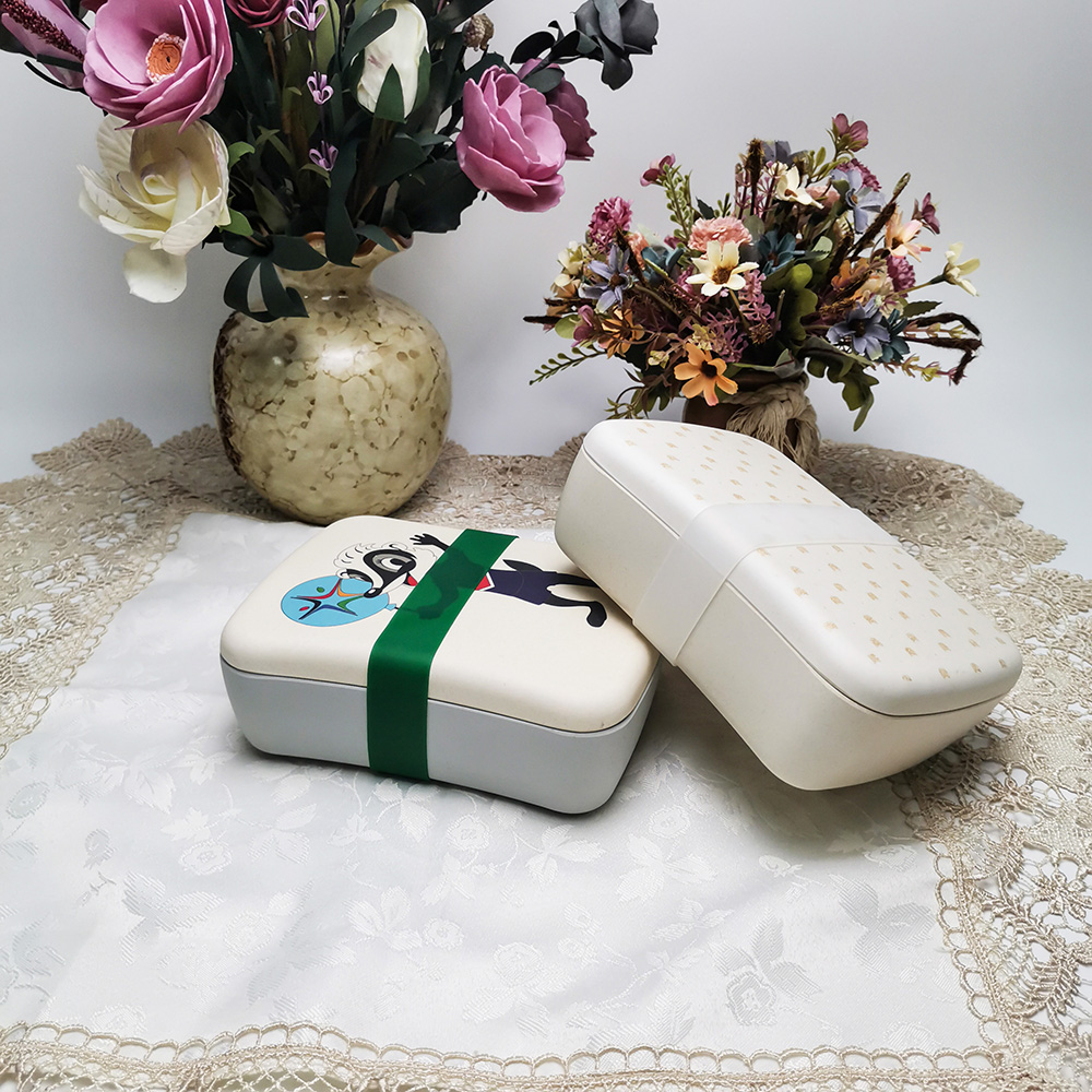 Nativus Color Eco-Friendly Biodegradable Square Bento Prandium Box
