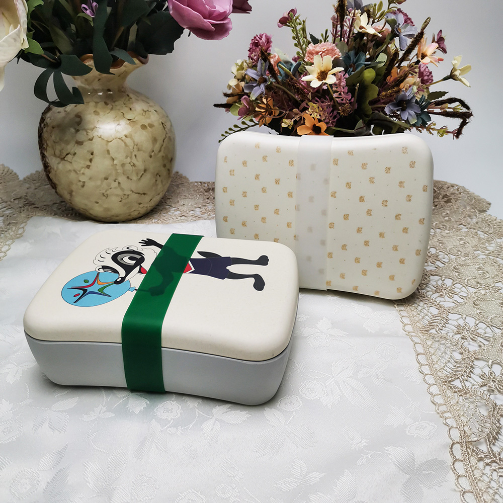 Nativus Color Eco-Friendly Biodegradable Square Bento Prandium Box