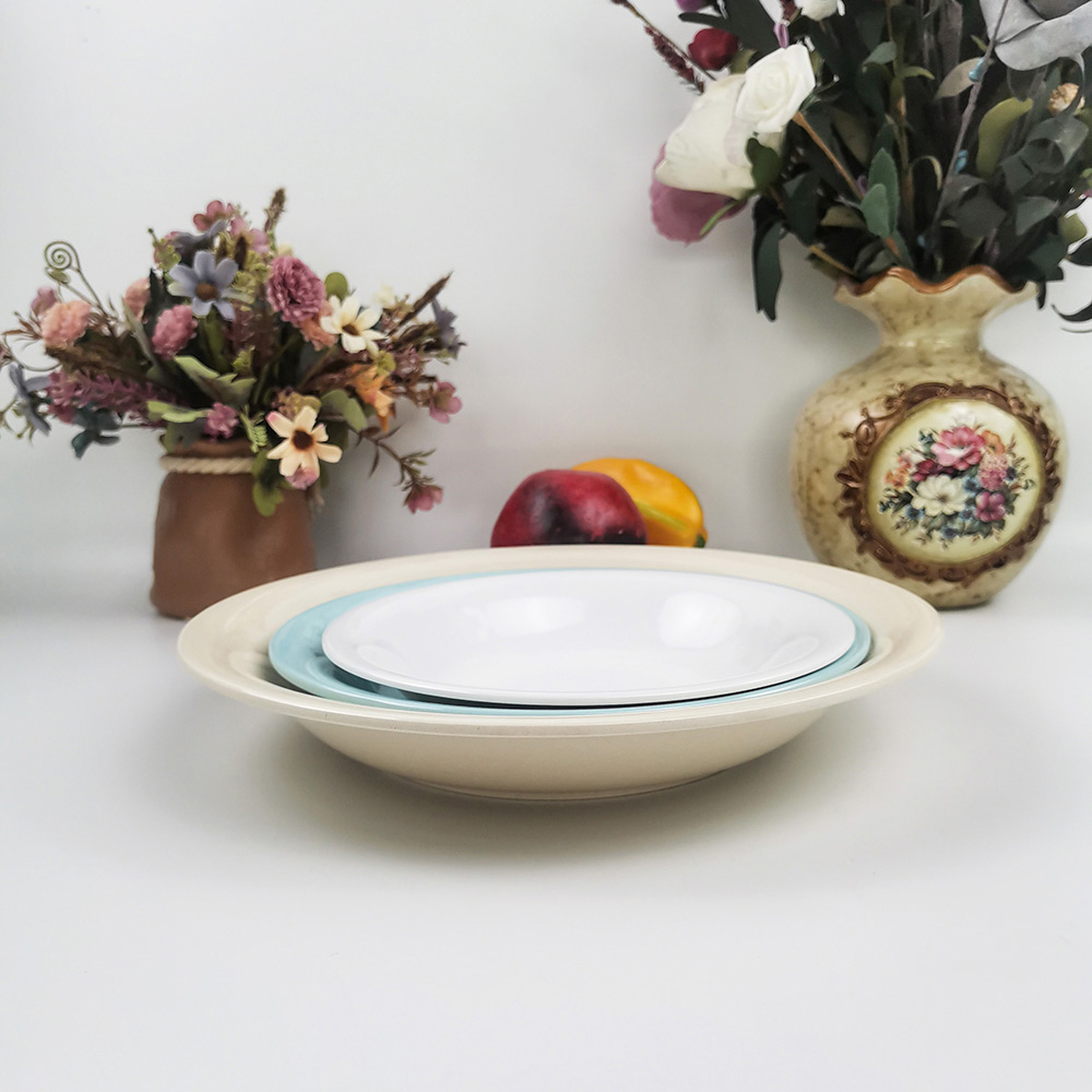 Cheap Melamine Round Soup Dish New Melamine Plate