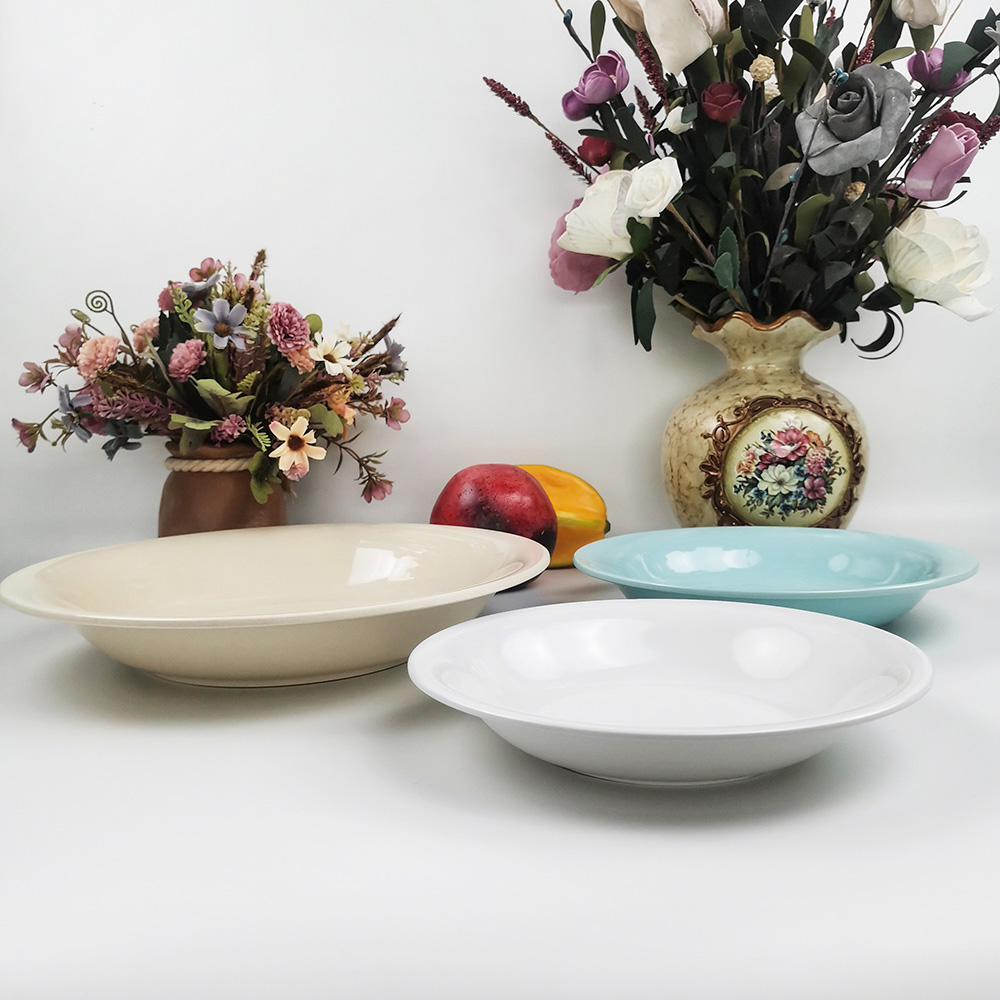Cheap Melamine Round Soup Dish New Melamine Plate