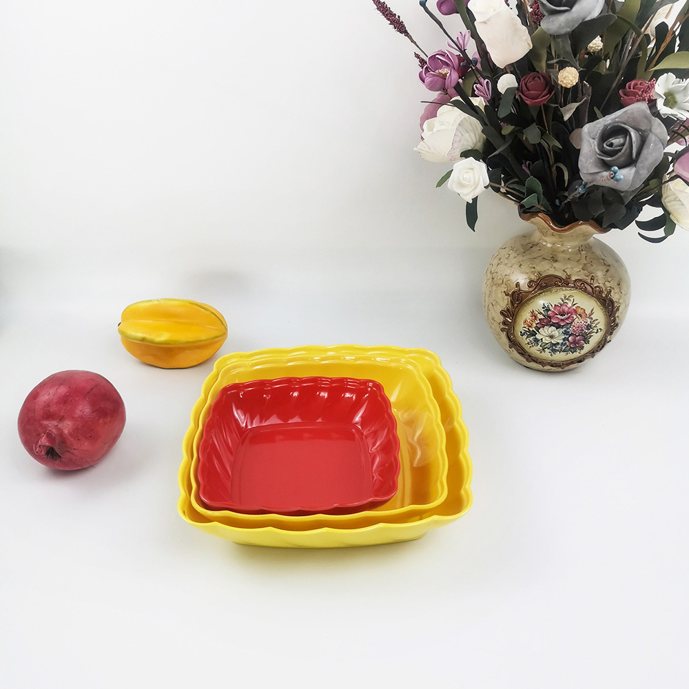 Custom Logo Food Grade Dinnerware Sets Durable Food Safe fruit Crater