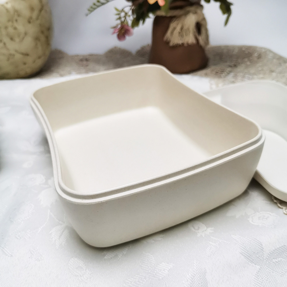 Nativus Color Eco-Friendly Biodegradable Square Bento Prandium Box