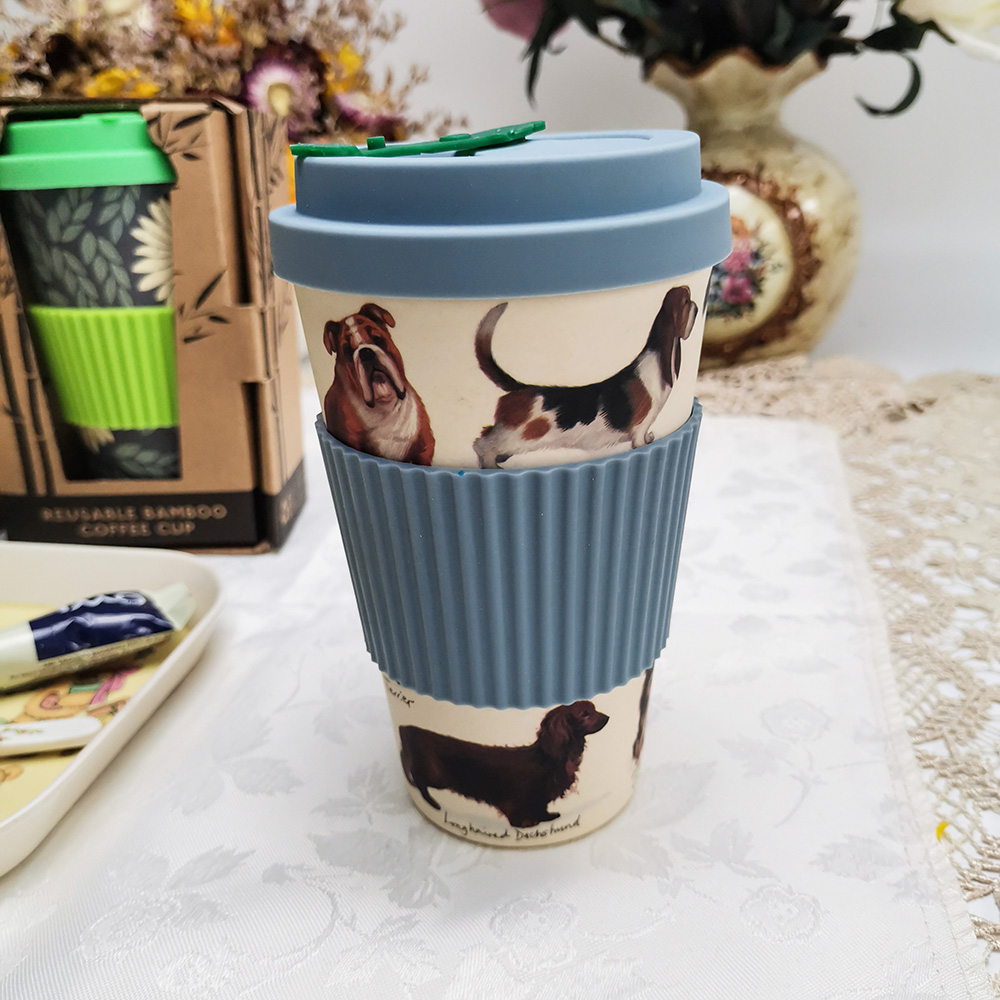 Maximum Quality Promotional Custom Melamine/Bamboo Fiber Reusable Coffee Cup